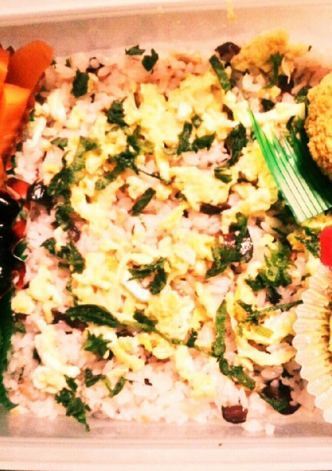 しば漬けと鮭で★寿司部活弁当-レシピのメイン写真