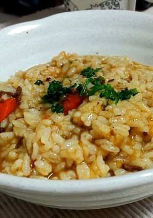 残りカレーでカレーリゾット-レシピのメイン写真