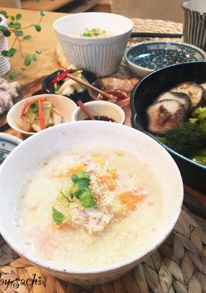 鶏肉と白菜の白味噌豆乳スープ-レシピのメイン写真