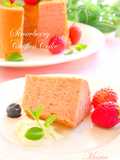 ✿いちごのシフォンケーキ✿