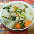 大根と小松菜の簡単煮