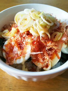 ゆで卵丼-レシピのメイン写真