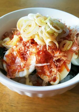 ゆで卵丼-レシピのメイン写真