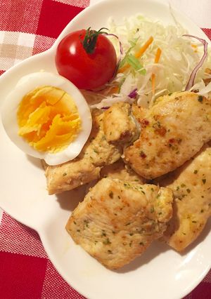 カレー風味♫鶏むねのクレソル焼き*-レシピのメイン写真