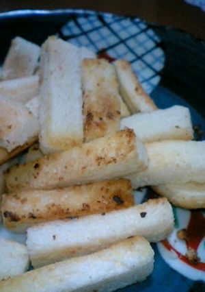 レンジでチン！お手軽な食パンのラスクです-レシピのメイン写真