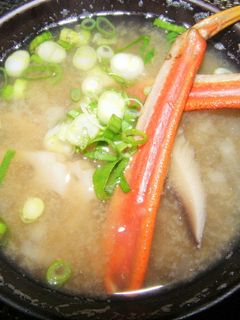 蟹爪出汁の御味噌汁-レシピのメイン写真
