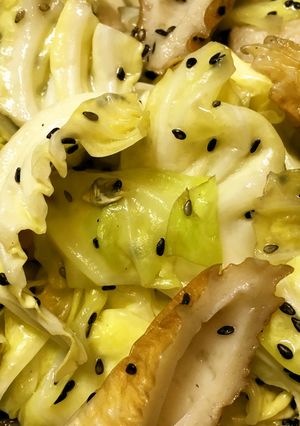 キャベツとちくわのごま塩炒め✾-レシピのメイン写真
