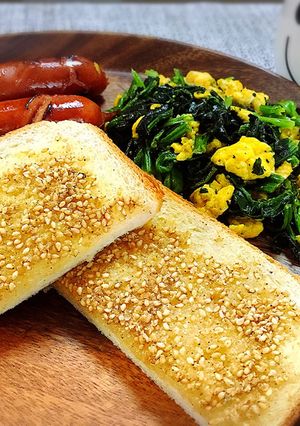 朝食にオススメ！我が家のセサミトースト♪-レシピのメイン写真