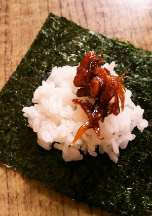 ☆佃煮手巻き御飯☆-レシピのメイン写真