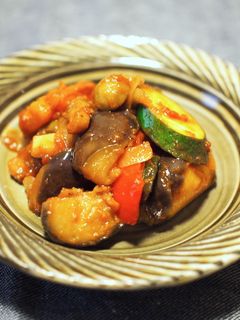 パンチェッタと野菜たっぷりのカポナータ-レシピのメイン写真