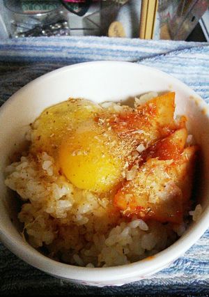 キムチ生卵ご飯-レシピのメイン写真
