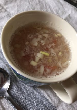 二日酔い風邪に大根おろし梅のスープ-レシピのメイン写真