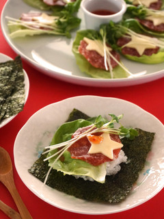 サラミとチーズのスイートチリ☆手まきご飯-レシピのメイン写真