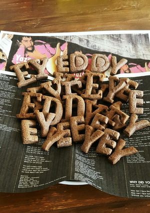 EYだらけ　バレンタインココアクッキー☆-レシピのメイン写真