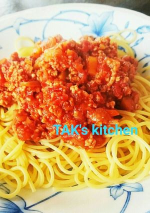 簡単で本格★パスタのボロネーゼ-レシピのメイン写真