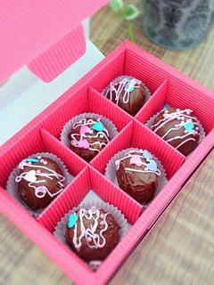 バレンタイン♡バニラケーキチョコボール-レシピのメイン写真