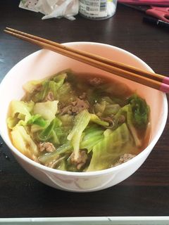 キャベツと春雨のスープ-レシピのメイン写真