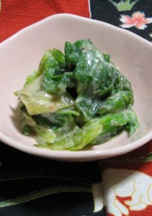 レタスの酢みそ和え-レシピのメイン写真