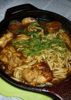 キャプスキでバター･チキンカレーうどん-レシピのメイン写真