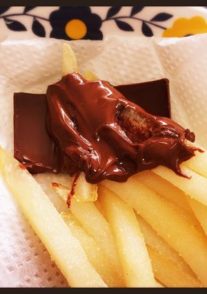 自宅でマックチョコポテト風♡-レシピのメイン写真