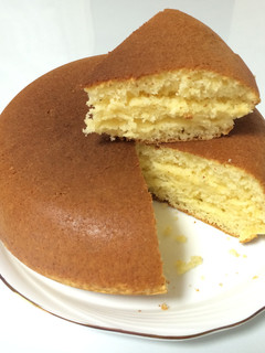 HMとバニラアイスでカステラ風Hケーキ♪-レシピのメイン写真