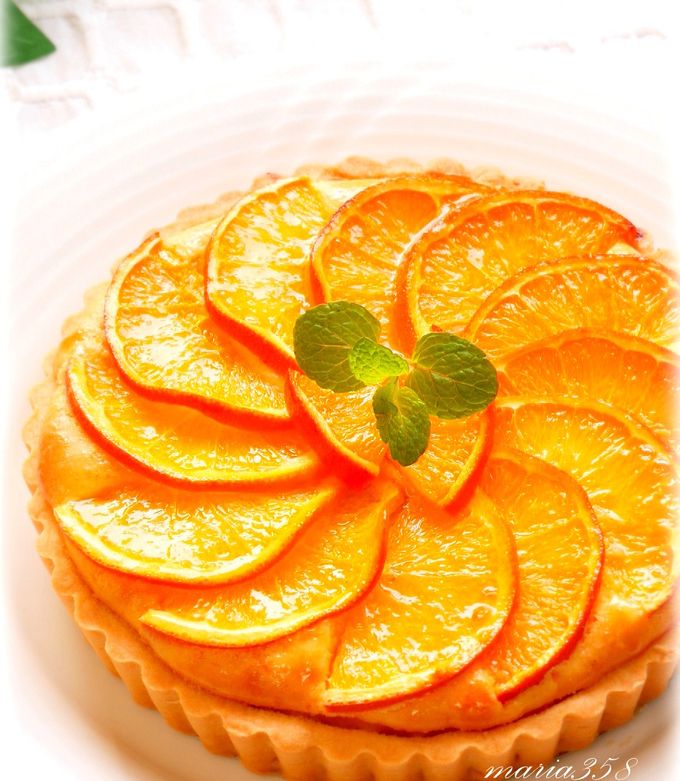☆オレンジタルト☆ by aprea 【クックパッド】 簡単おいしいみんなの