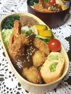 海老フライとソース冷めてもサクお弁当にも-レシピのメイン写真