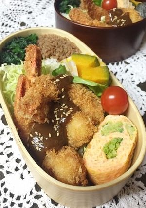 海老フライとソース冷めてもサクお弁当にも-レシピのメイン写真