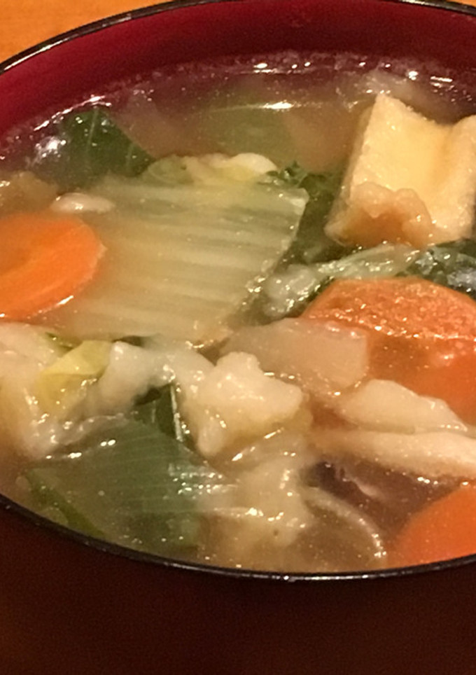 野菜たっぷり♡おいしい すいとん♪-レシピのメイン写真