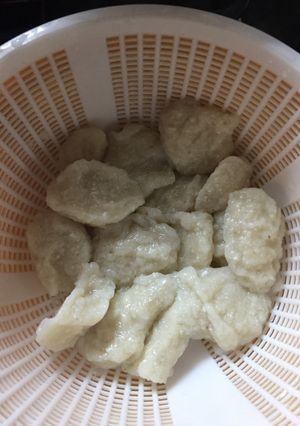 豆腐の山芋すいとん！鍋や風邪の時に！-レシピのメイン写真