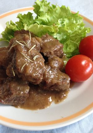 簡単ビーフ煮込み-レシピのメイン写真