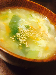 残り野菜と生姜で♪とろりんスープ-レシピのメイン写真
