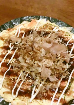 粉なし‼豆腐でふわふわヘルシーお好み焼き-レシピのメイン写真