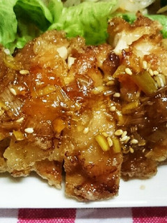 鶏肉の竜田揚げ☆甘酢かけ-レシピのメイン写真