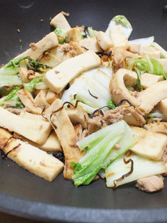 高野豆腐とツナ野菜炒め-レシピのメイン写真