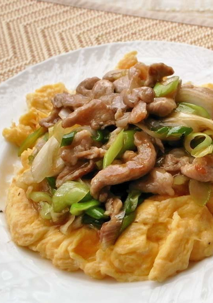 ふんわり卵と豚肉の中華オイスター炒め-レシピのメイン写真