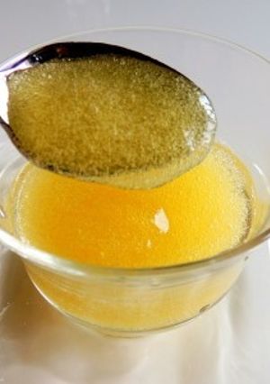 介護食用ゲル化剤でお茶ゼリー（介護食）-レシピのメイン写真