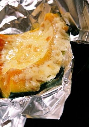 *ほくほくカボチャの簡単チーズ焼き-レシピのメイン写真