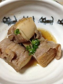 肉巻き巻き厚揚げ-レシピのメイン写真