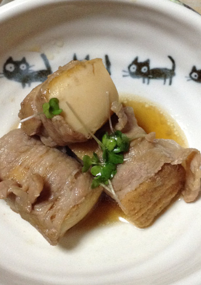 肉巻き巻き厚揚げ-レシピのメイン写真