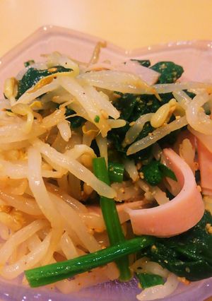 もやしとほうれん草のごま和え-レシピのメイン写真