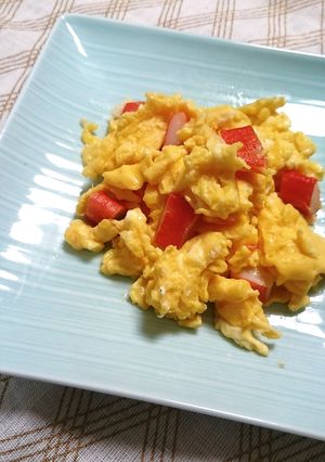 朝食やお弁当に♪カニカマ卵のほろほろ-レシピのメイン写真