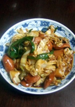 ケチャップとソース炒め-レシピのメイン写真
