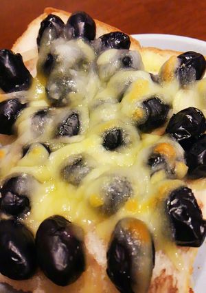 ☆リピ決定♪黒豆チーズトースト☆-レシピのメイン写真