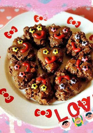 ♡バレンタインに♪えびせん入りチョコ♡-レシピのメイン写真