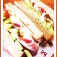 糖質制限★ロースハムの贅沢サンドイッチ
