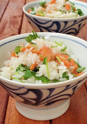鮭と三つ葉の超簡単！混ぜご飯-レシピのメイン写真