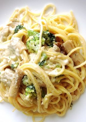 エリンギクリームパスタ-レシピのメイン写真
