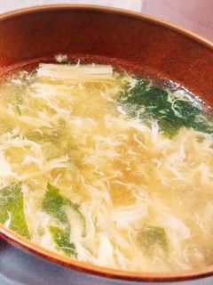 ❁卵でふんわりとろみスープ❁-レシピのメイン写真