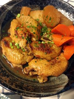 圧力鍋で!だしが香る手羽先と根菜の煮もの-レシピのメイン写真